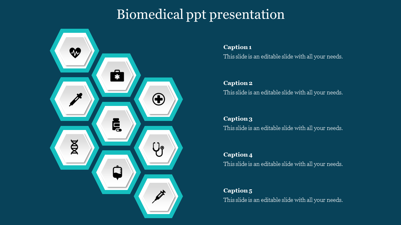 Biomedical PPT Template and Google Slides Presentation 